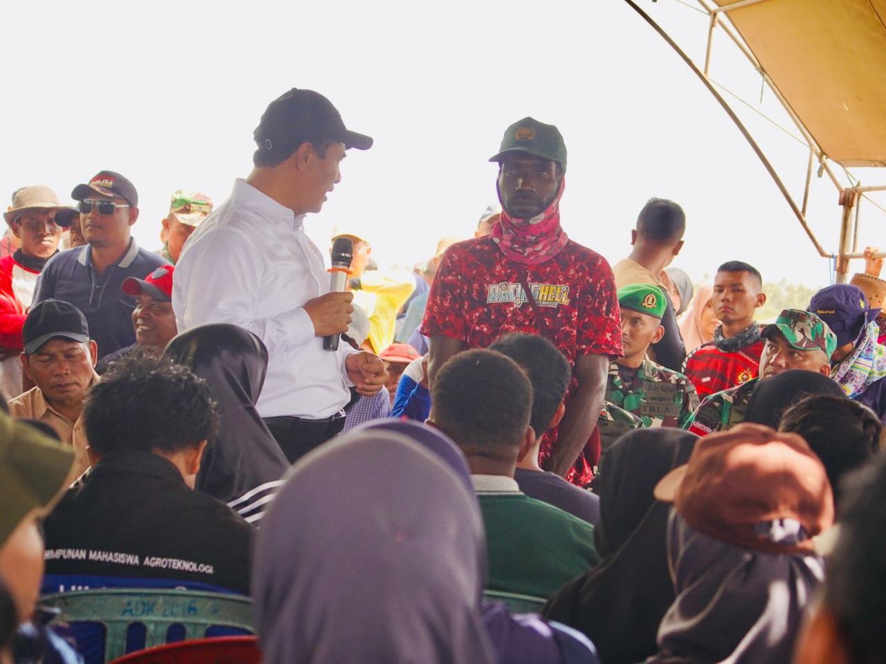 Mentan Amran Minta Kelembagaan Petani Millenial Diperkuat di Merauke