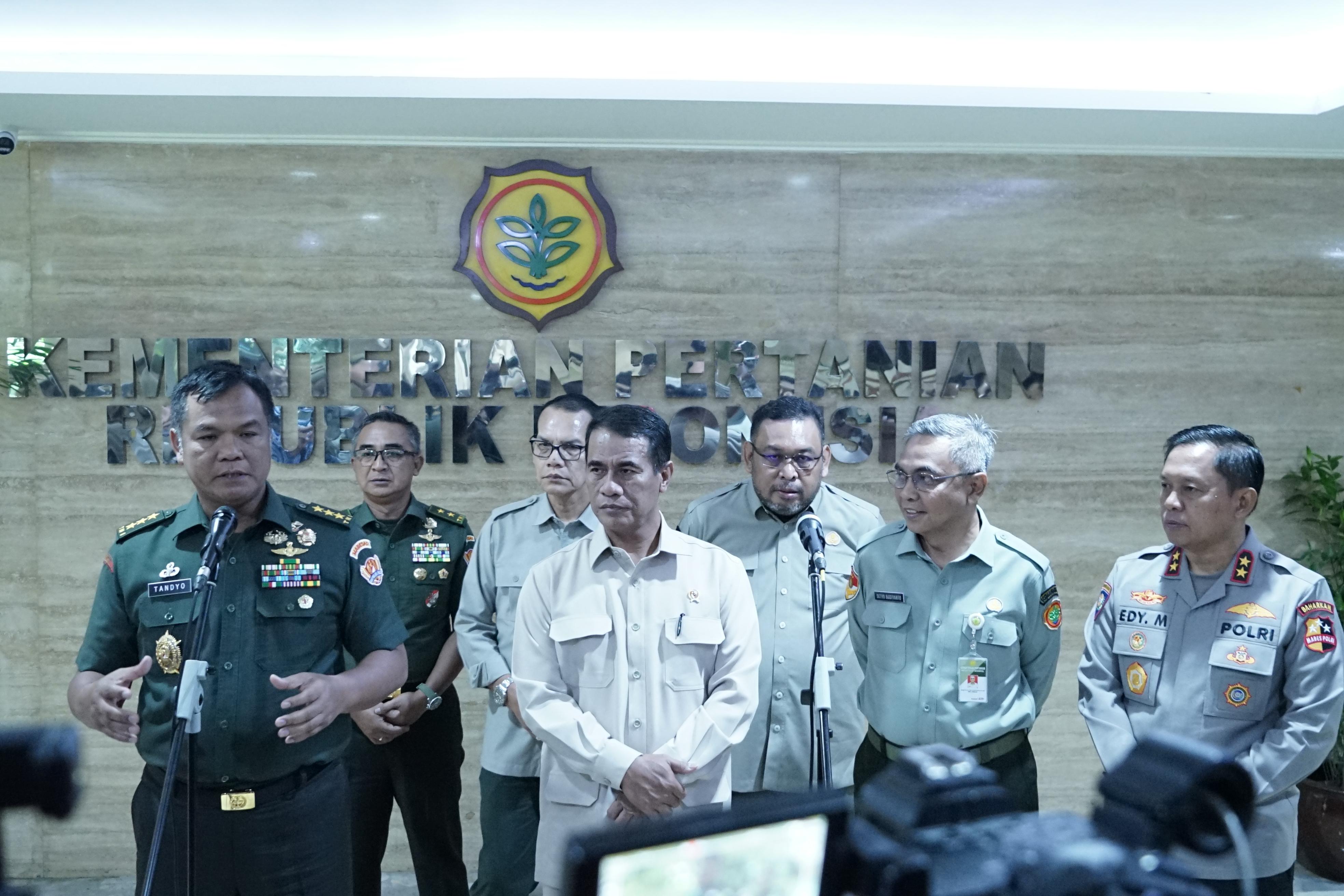 Dukung Kementan, TNI AD Siap Kerahkan Pasukan untuk Wujudkan Swasembada Pangan