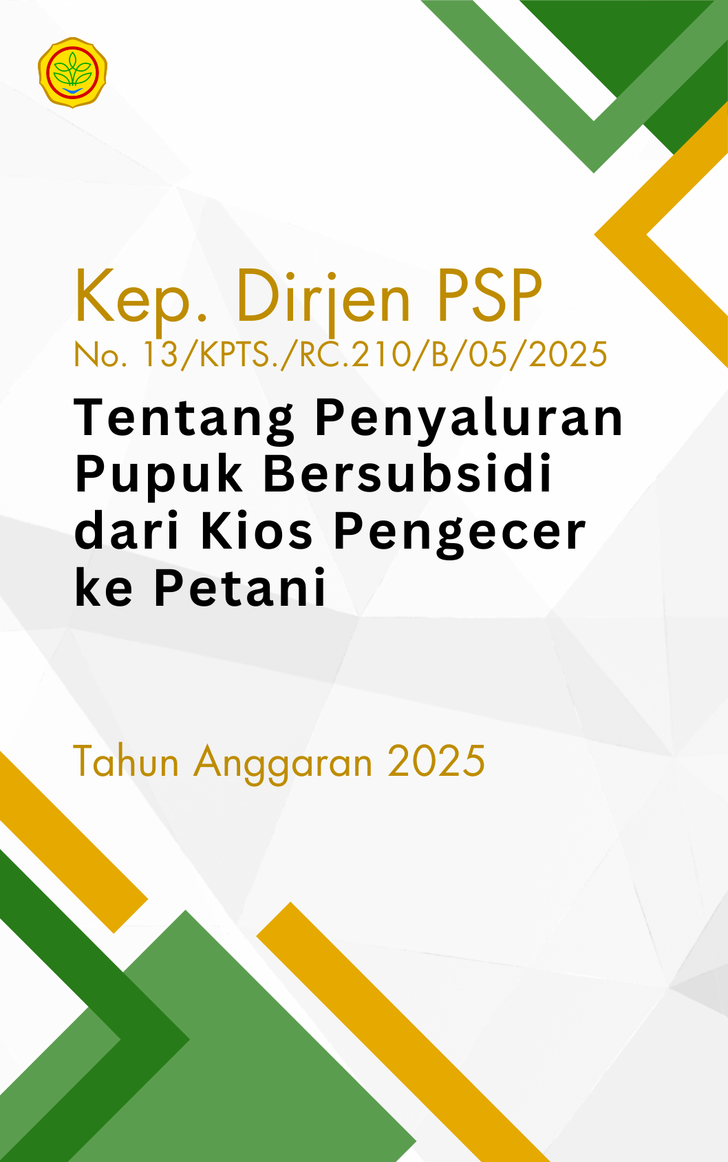 Petunjuk Teknis Penyaluran Pupuk Bersubsidi dari Kios Pengecer ke Petani