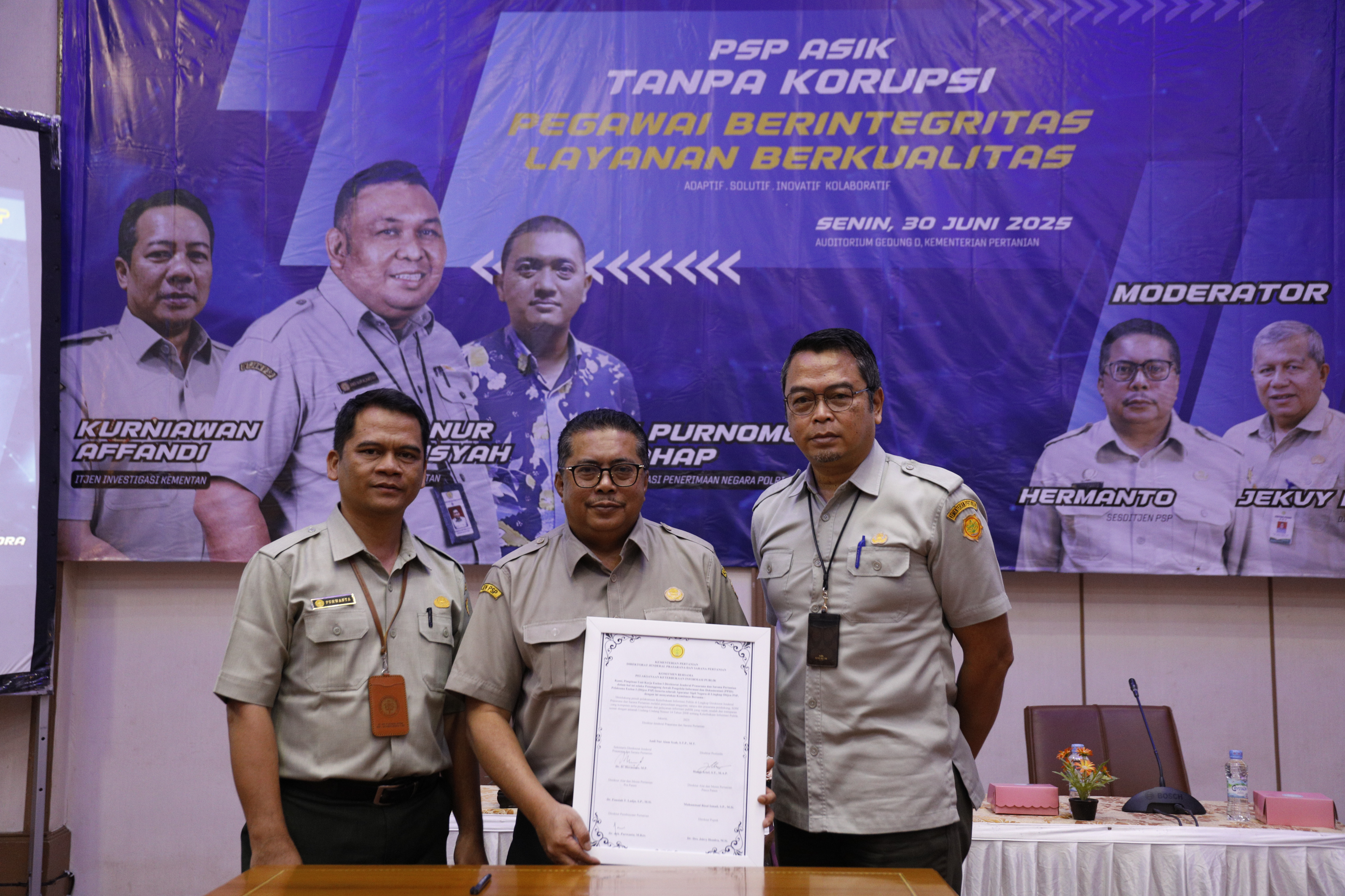 Komitmen Bersama Ditjen PSP untuk Keterbukaan Informasi dan Layanan Publik Berkualitas