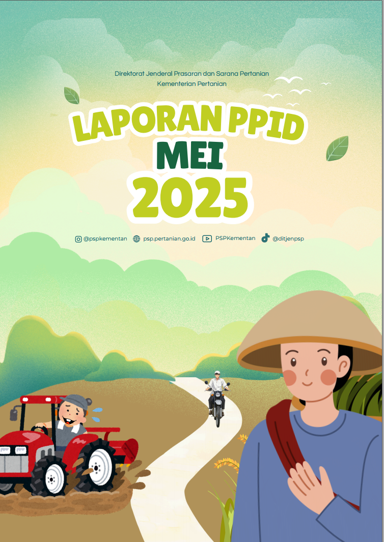 Laporan PPID Mei 2025 Direktorat Jenderal Prasarana dan Sarana Pertanian