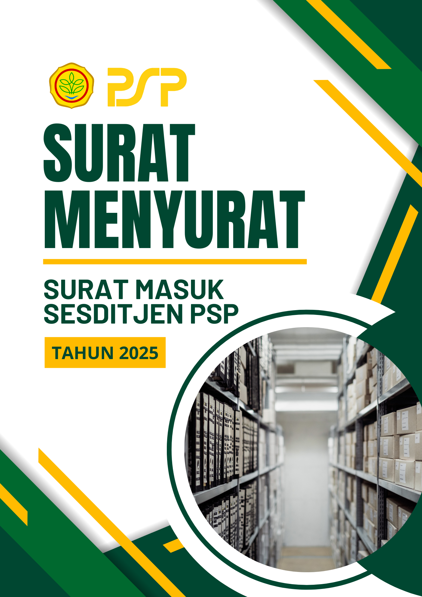 Surat Masuk Sesditjen PSP Tahun 2025