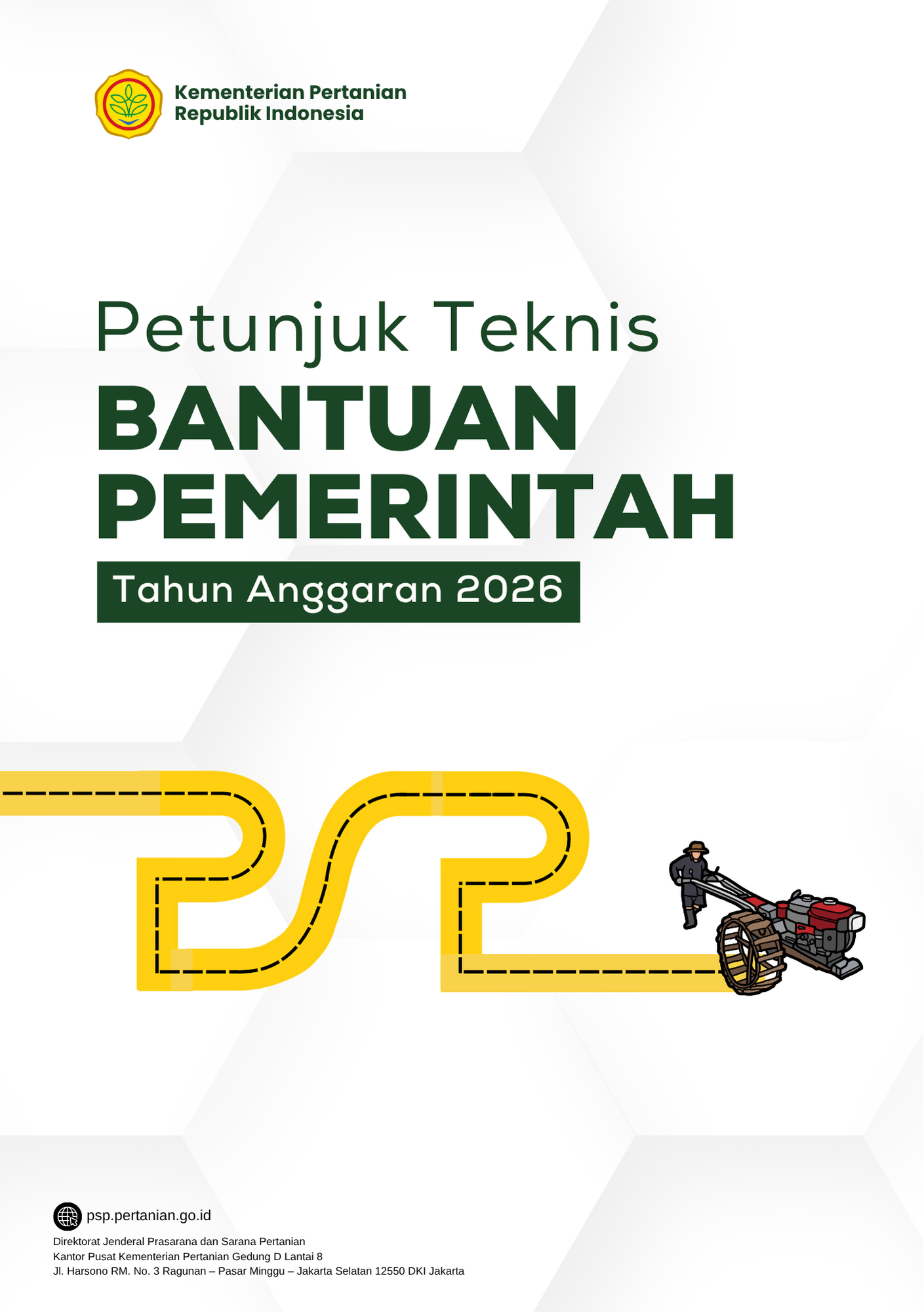 Petunjuk Teknis Bantuan Pemerintah Tahun Anggaran 2026 Ditjen PSP