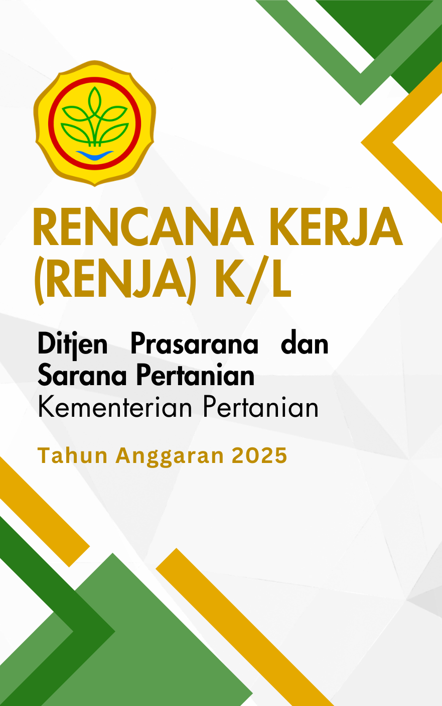 Rencana Kerja (RENJA) K/L DITJEN PSP TA 2025