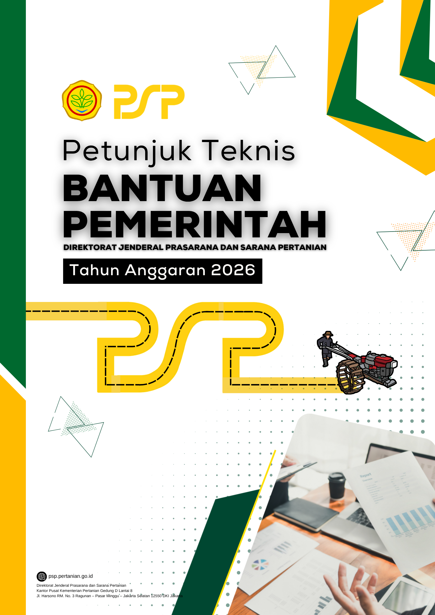 Petunjuk Teknis Juknis Kegiatan Penyediaan Pembenah Tanah Kegiatan Cetak Sawah 2026 Ditjen PSP
