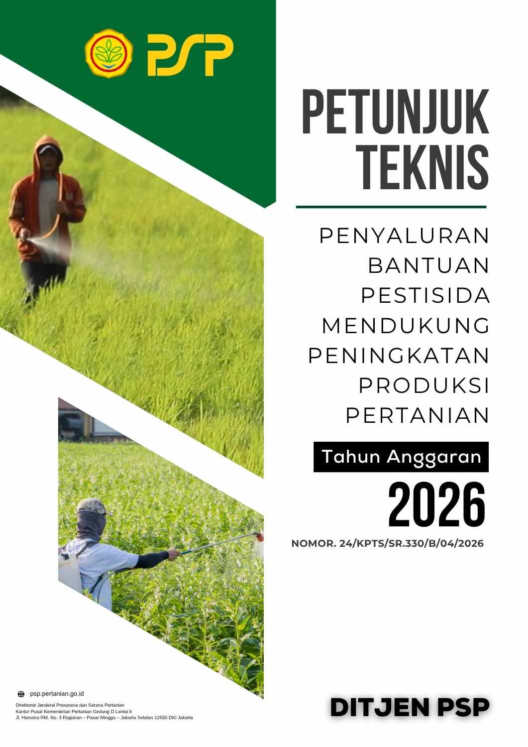 Petunjuk Teknis Penyaluran Bantuan Pestisida Mendukung Peningkatan Produksi Pertanian Tahun 2026