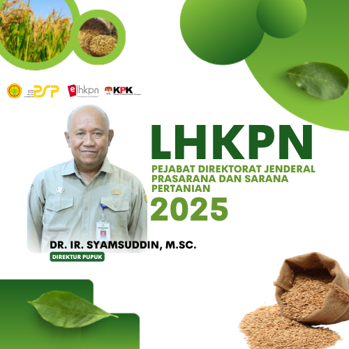 LHKPN 2025 Direktur Pupuk (Dr. Ir. Syamsuddin, M.Sc.)