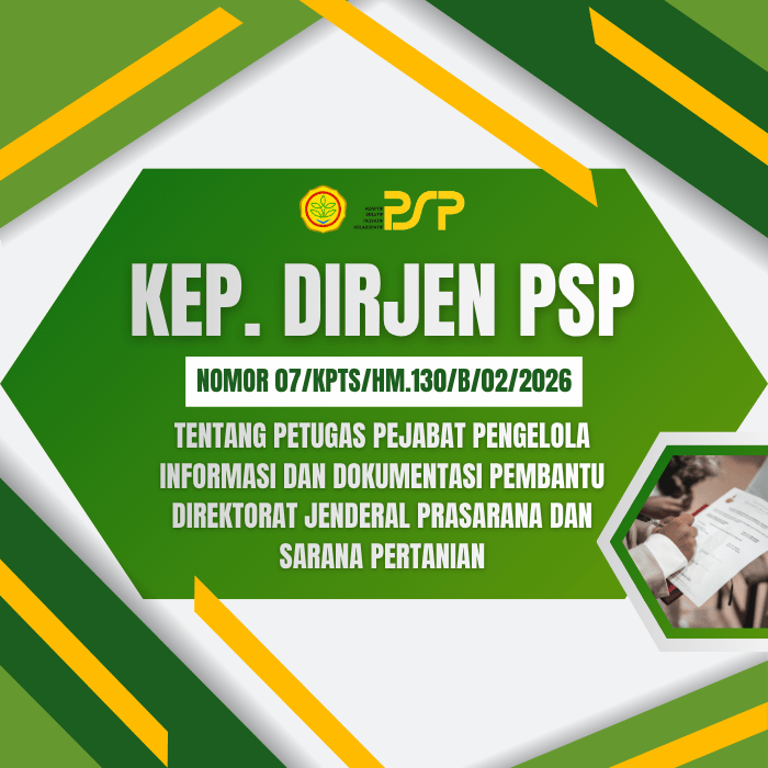 SK. Dirjen PSP Tentang Petugas PPID Pembantu 2026