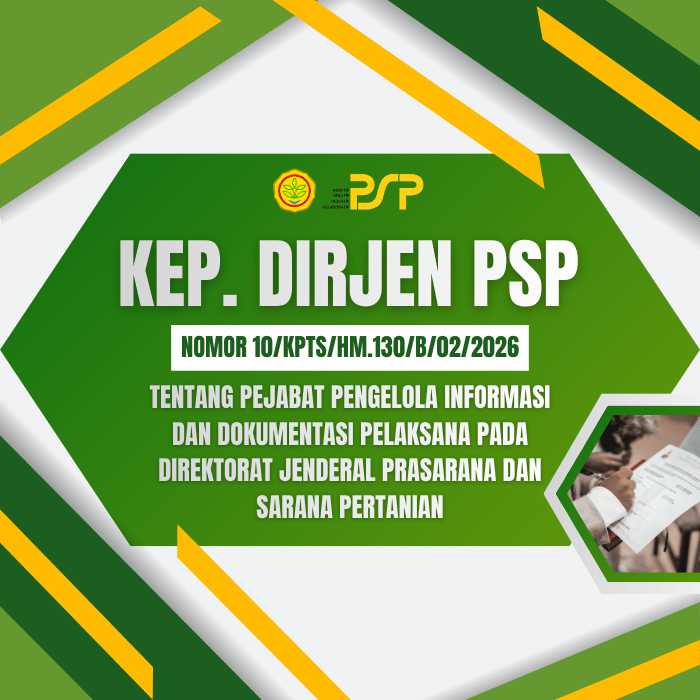 SK. Dirjen PSP Tentang PPID Pelaksana 2026