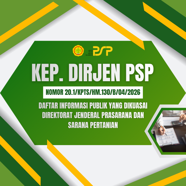 SK. Dirjen PSP Tentang Daftar Informasi Publik yang Dikuasai Ditjen PSP Tahun 2026