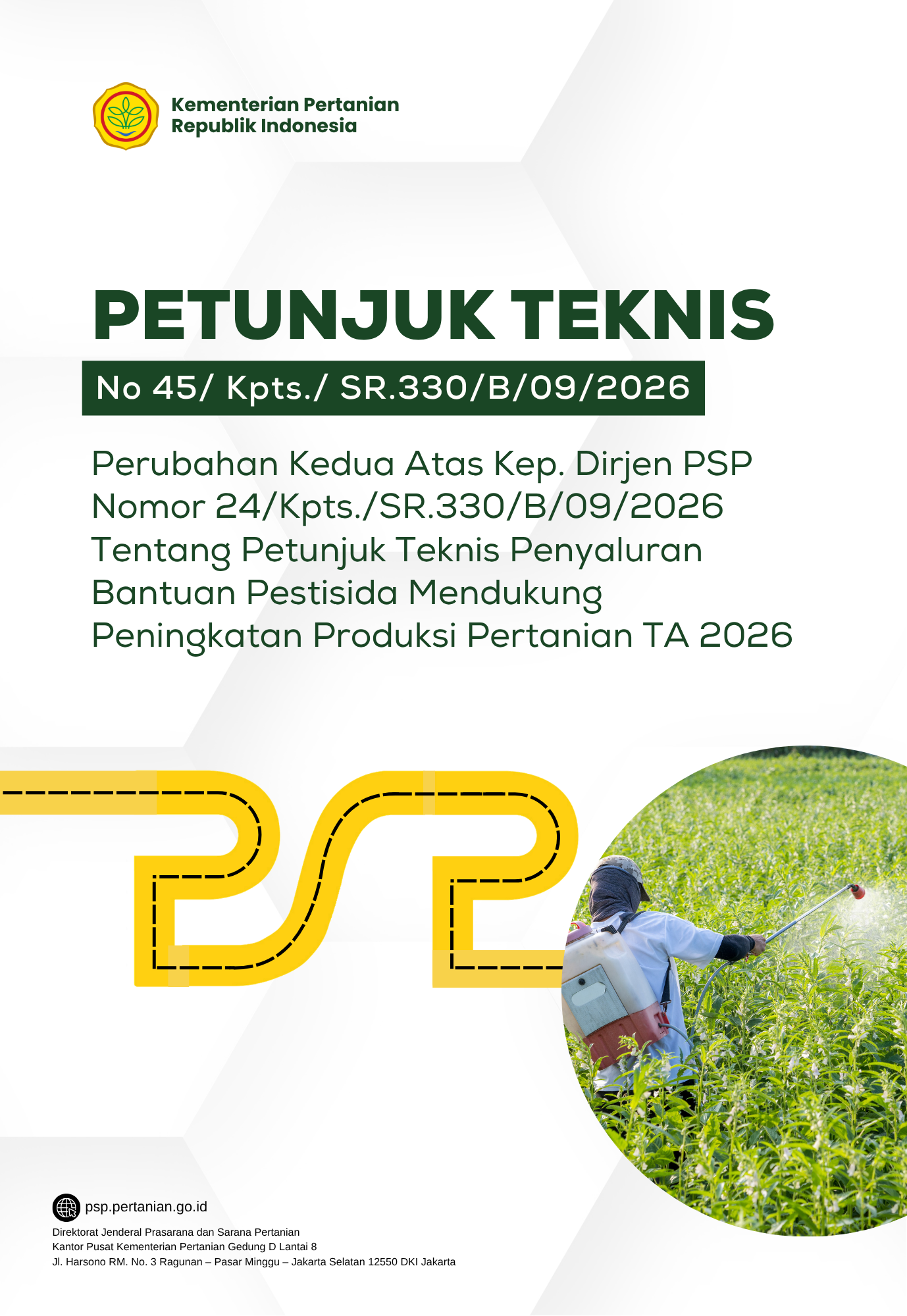 Petunjuk Teknis Penyaluran Bantuan Pestisida Mendukung Peningkatan Produksi Pertanian TA 2026