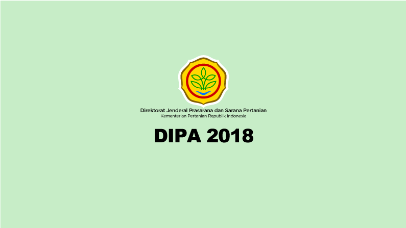Daftar Isian Pelaksanaan Anggaran (SP-DIPA) TA 2018