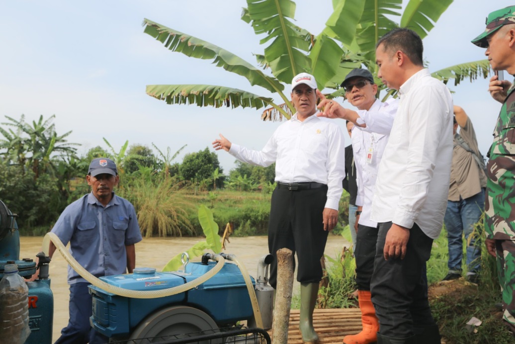 Cek Area Pompanisasi di Subang, Mentan Amran : Ini Jawaban Peningkatan Produksi ditengah El Nino