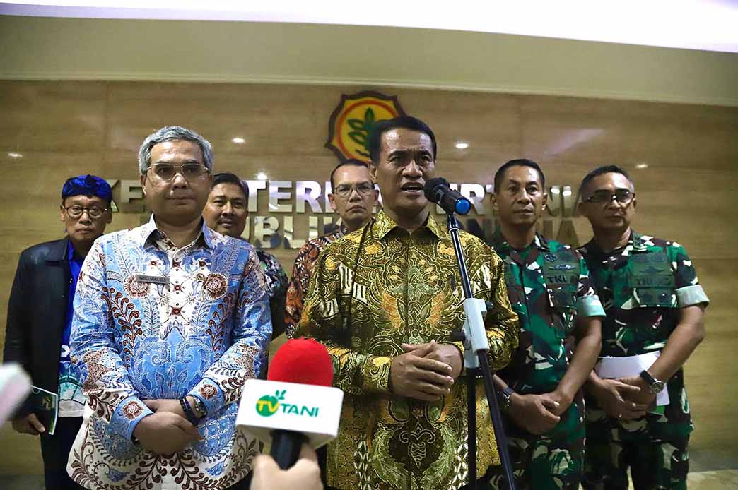 Mentan Amran Ajak Para Jenderal TNI Bergerak Bersama Kawal Optimasi dan Pompanisasi